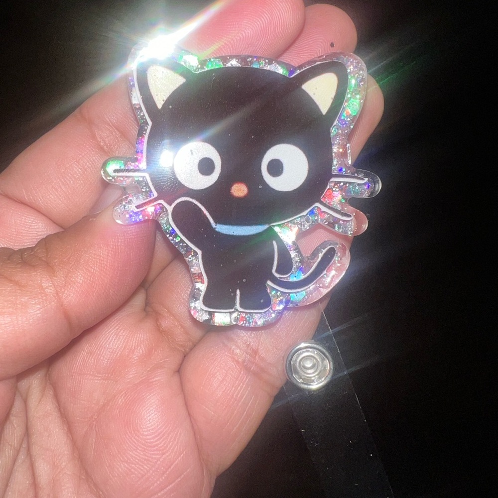 Cat badge reel